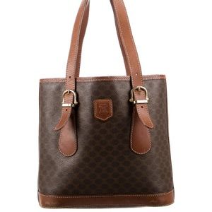 Celine Macadame Triomphe Small Bucket Bag - Monogram